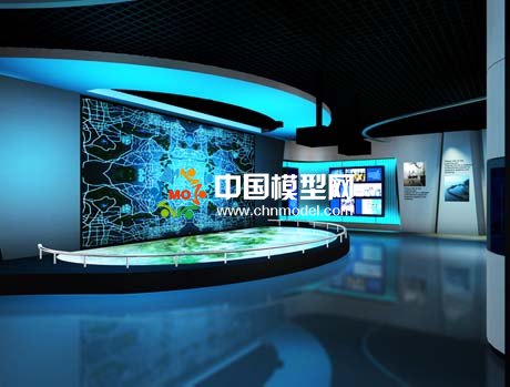 電子沙盤廣泛應(yīng)用與多類別的科技展示廳，效果突出